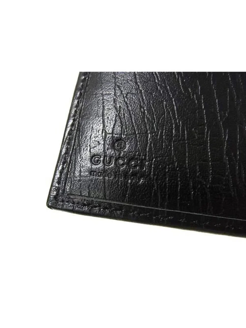 Gucci Sherry Line GG Canvas Leather Wallet Coin Purse Black - Picture 6 of 6